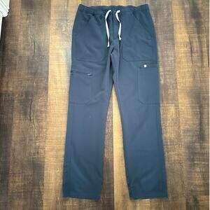 FIGS Technical Collection Slate Blue Cargo Scrub Pants Size Medium
